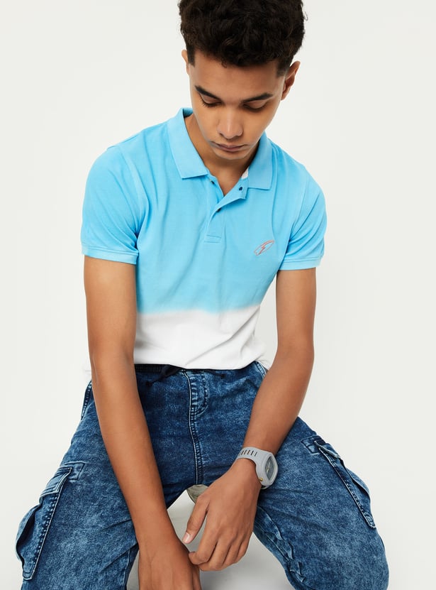 Boys Ombre Polo T-shirt