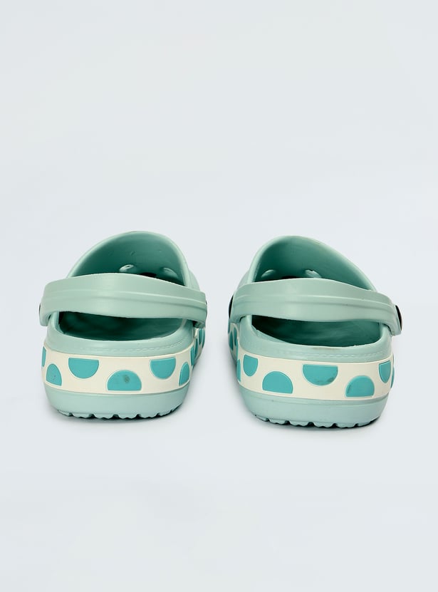 Girls Charm-Detailed Clogs