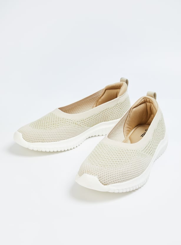 Women Knit Slip-On Casual Shoes