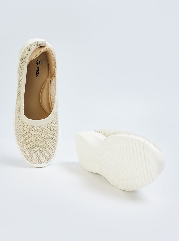 Women Knit Slip-On Casual Shoes