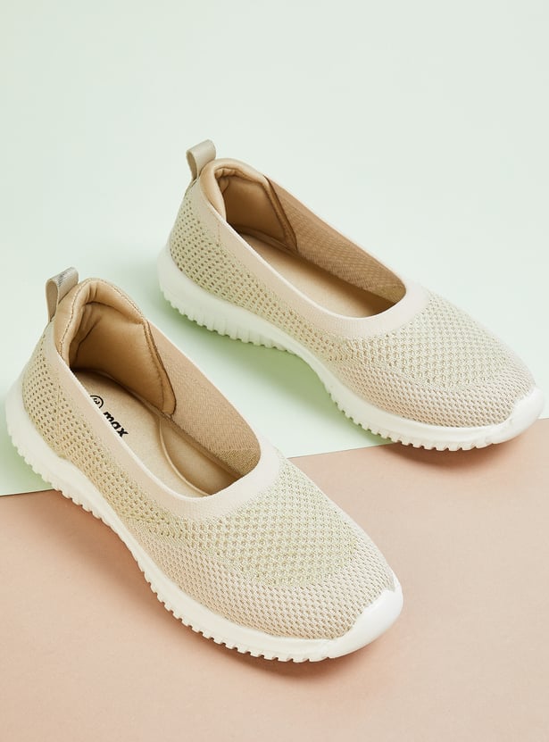 Women Knit Slip-On Casual Shoes