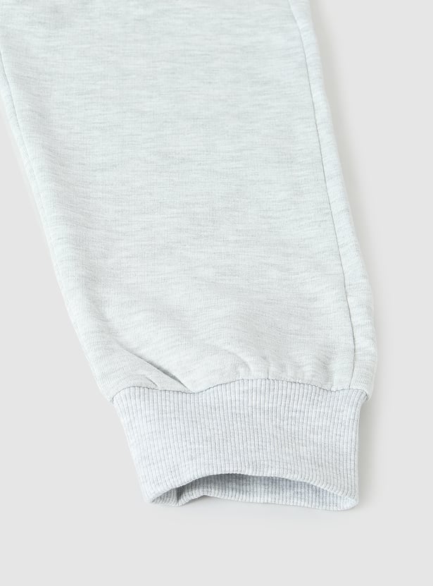 Boys Solid Knit Joggers