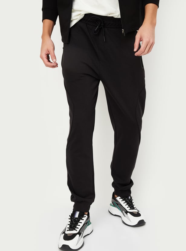 Men Solid Athleisure Joggers