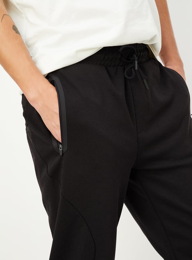 Men Solid Athleisure Joggers