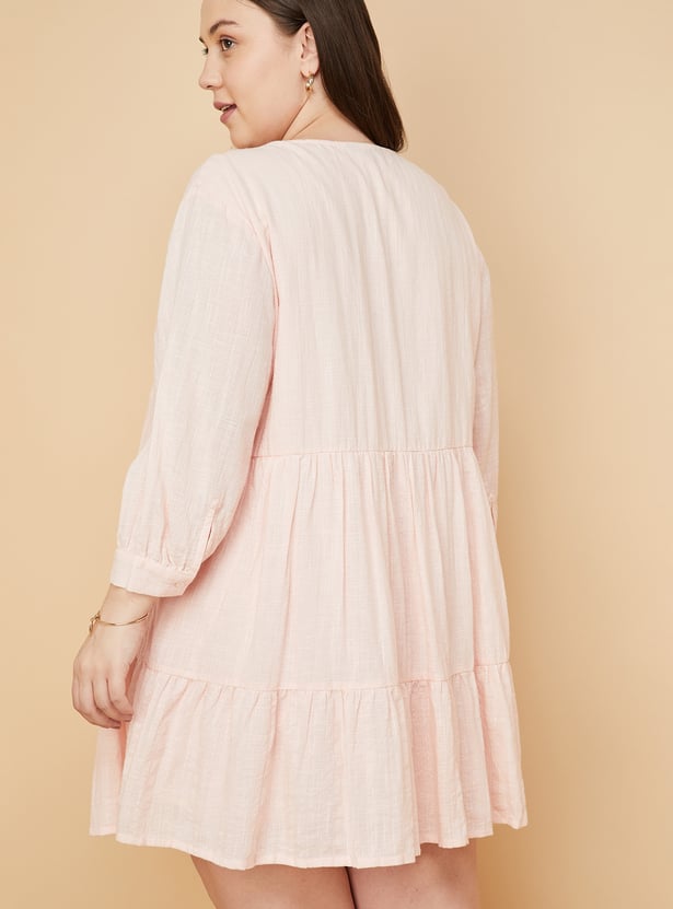 Women Lace Detail Tunic