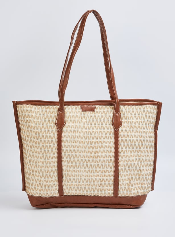 Buy Women Textured Tote Bag Online at just Rs. 899.0