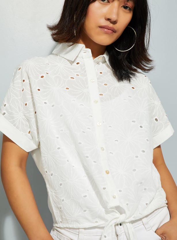 URB_N Women Schiffli Shirt