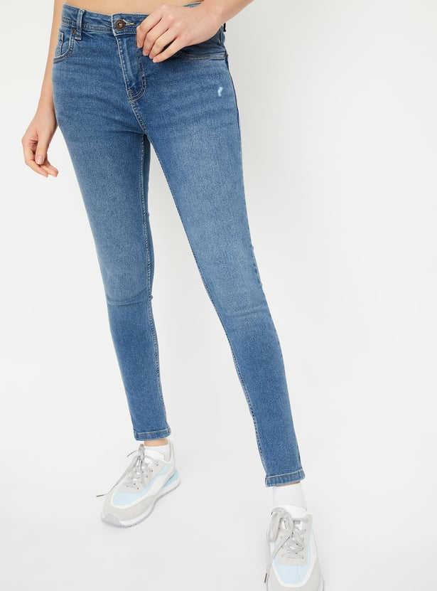 Women Skinny Fit Push-Up Jeans