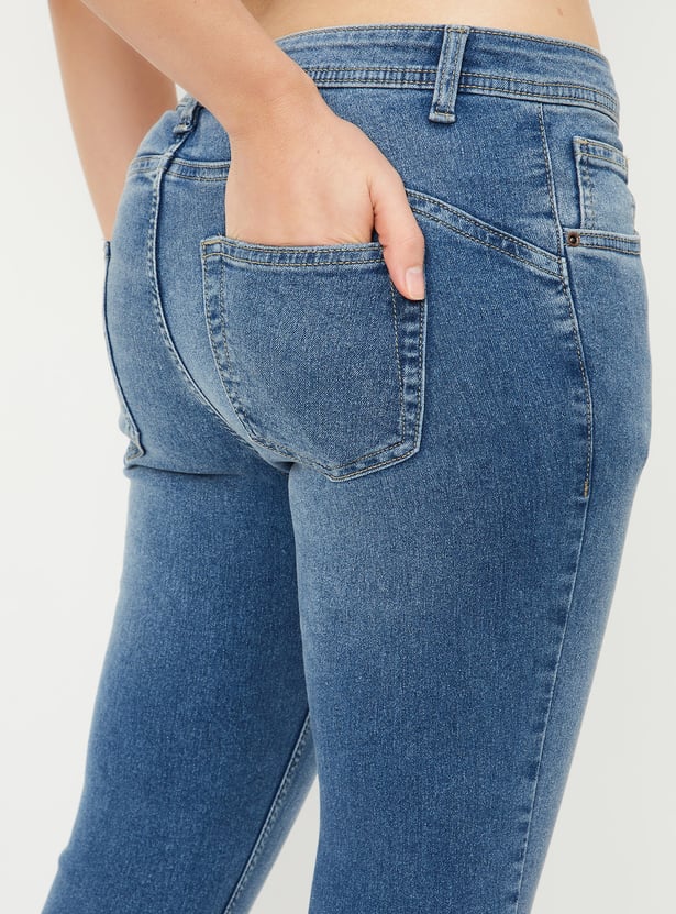 Women Skinny Fit Push-Up Jeans