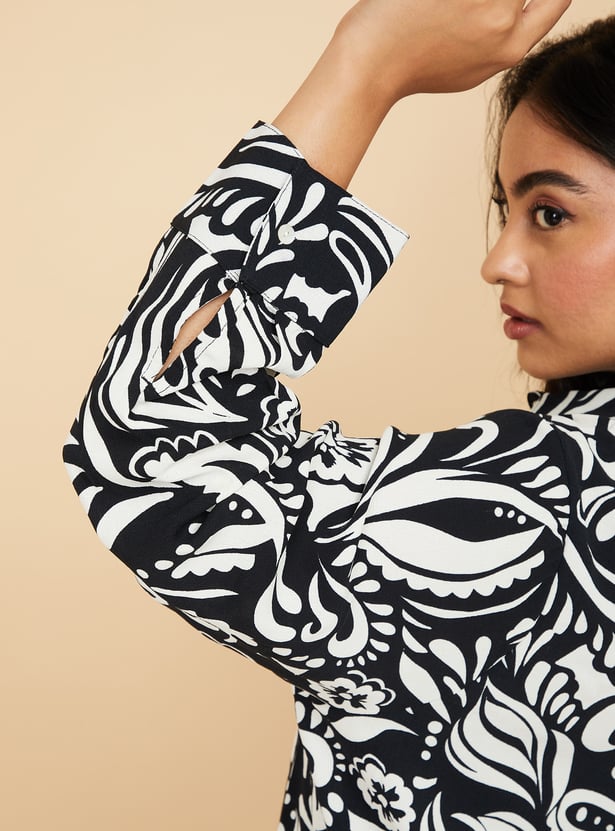 Women Abstract Printed Shirt