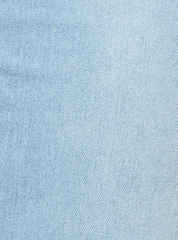 Women Washed Wide Leg Jeans