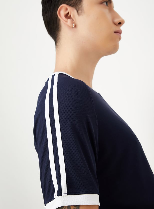 Men Solid Athleisure T-shirt