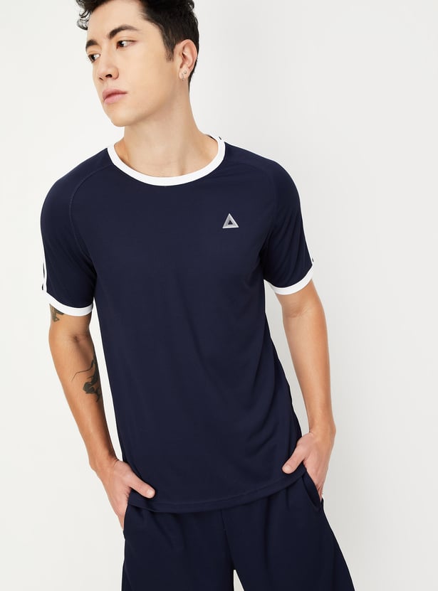 Men Solid Athleisure T-shirt