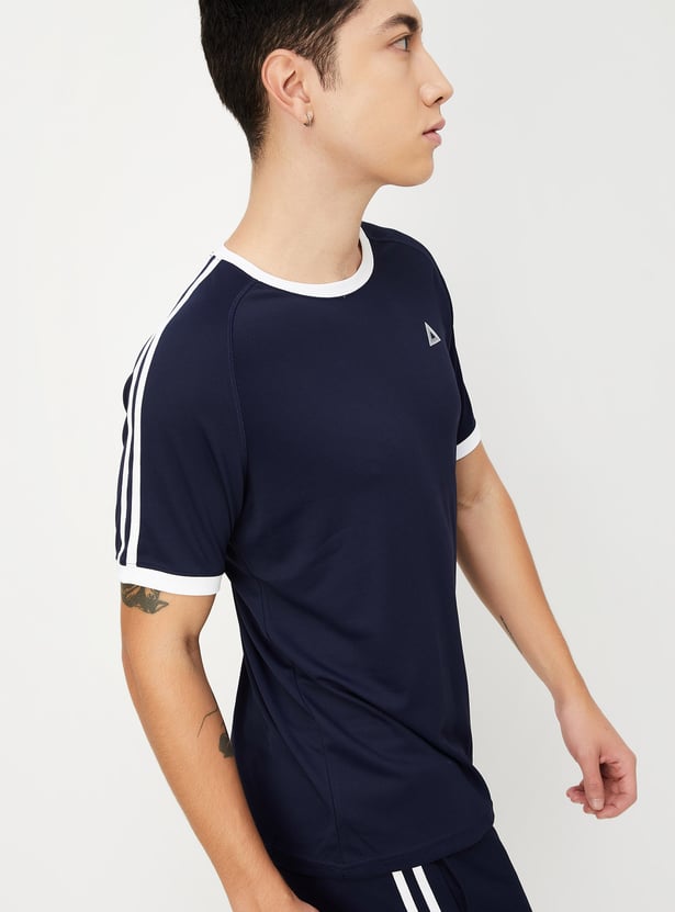 Men Solid Athleisure T-shirt