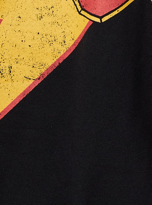 URB_N Men Oversized AC/DC Printed T-shirt