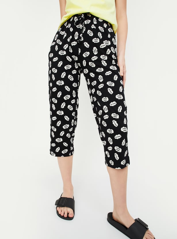 Women Printed Capri Set