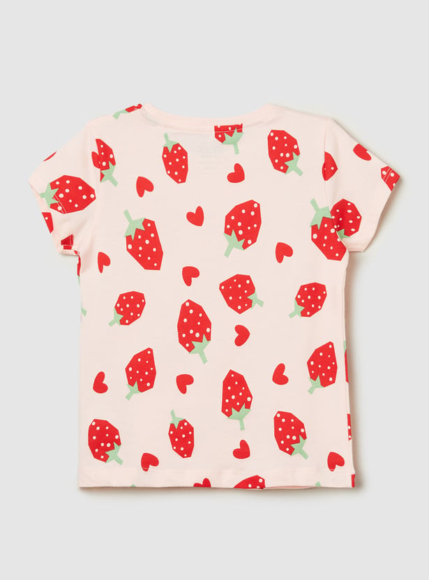 Girls All-Over Printed T-shirt