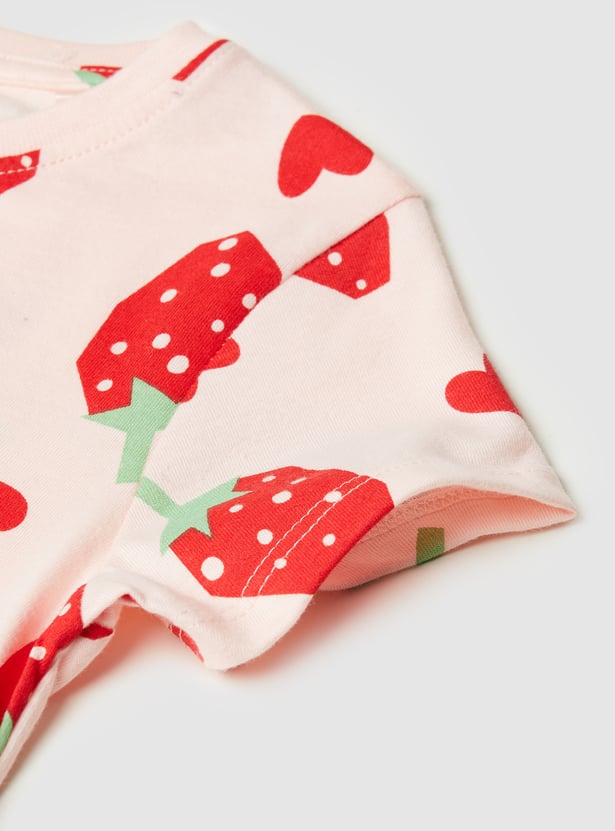 Girls All-Over Printed T-shirt