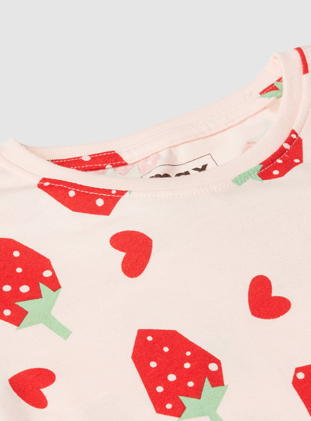 Girls All-Over Printed T-shirt