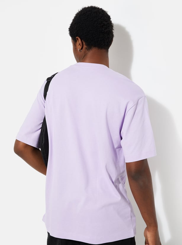 URB_N Men Oversized Garfield Printed T-shirt