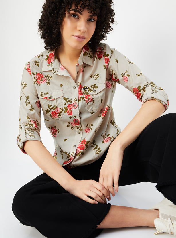 Women Floral Printed Shirt