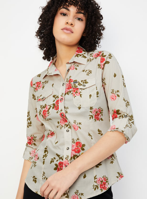 Women Floral Printed Shirt