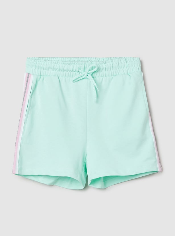 Girls Side Panelled Shorts