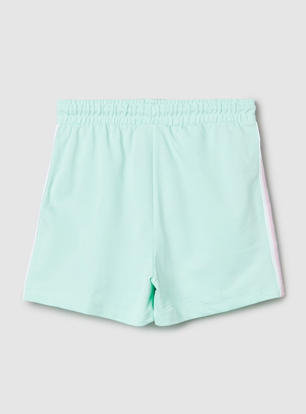 Girls Side Panelled Shorts