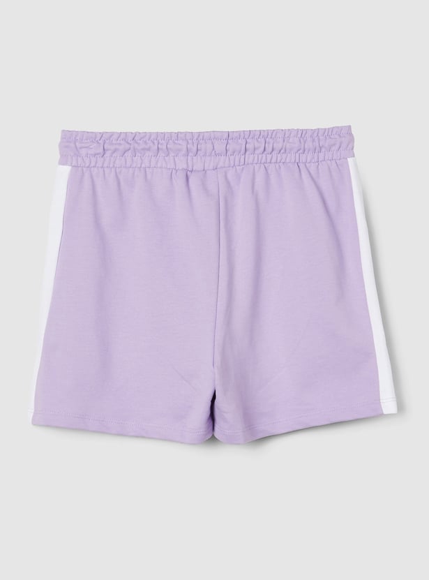 Girls Side Panelled Shorts