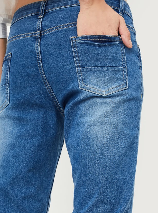 Women Washed Skinny Fit Jeans