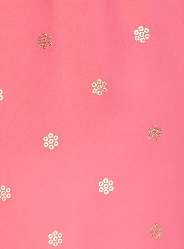 Women Embroidered Flared Kurta Set