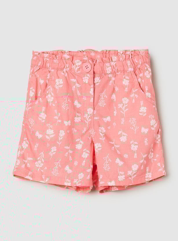 Girls Printed Woven Shorts