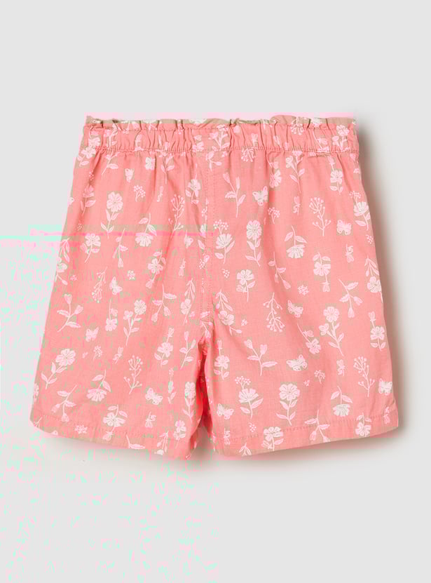 Girls Printed Woven Shorts