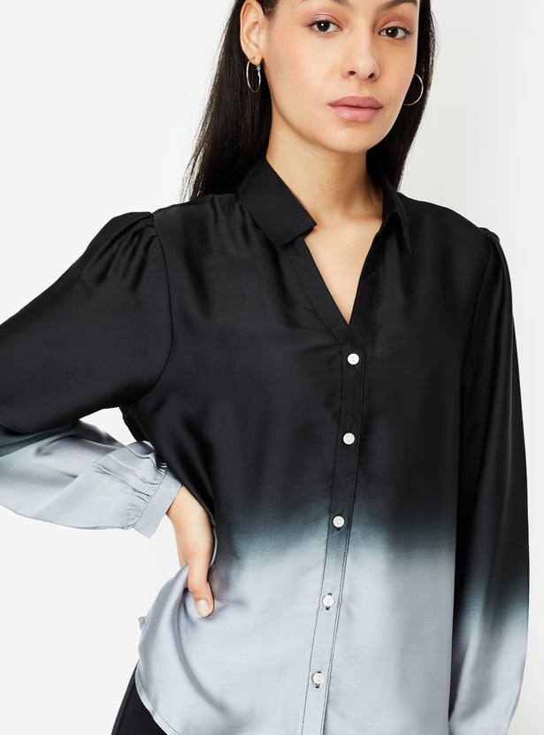 Women Ombre Shirt