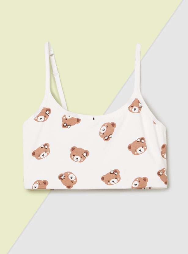 Girls Solid Beginner Bra - Pack of 2