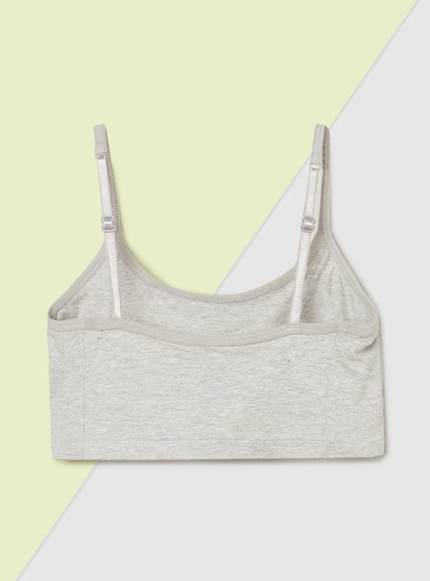 Girls Solid Beginner Bra - Pack of 2