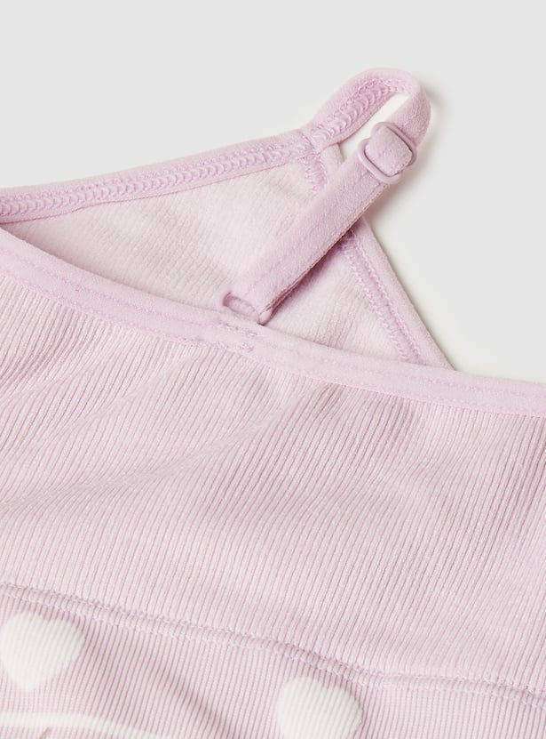 Girls Solid Non-Padded Beginners Bra - Pack of 2