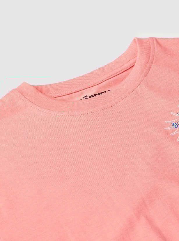 Boys Garfield Print Oversized T-shirt