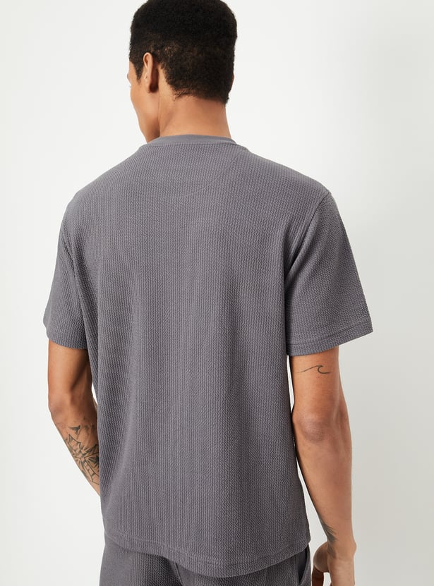 Men Knitted Lounge T-shirt