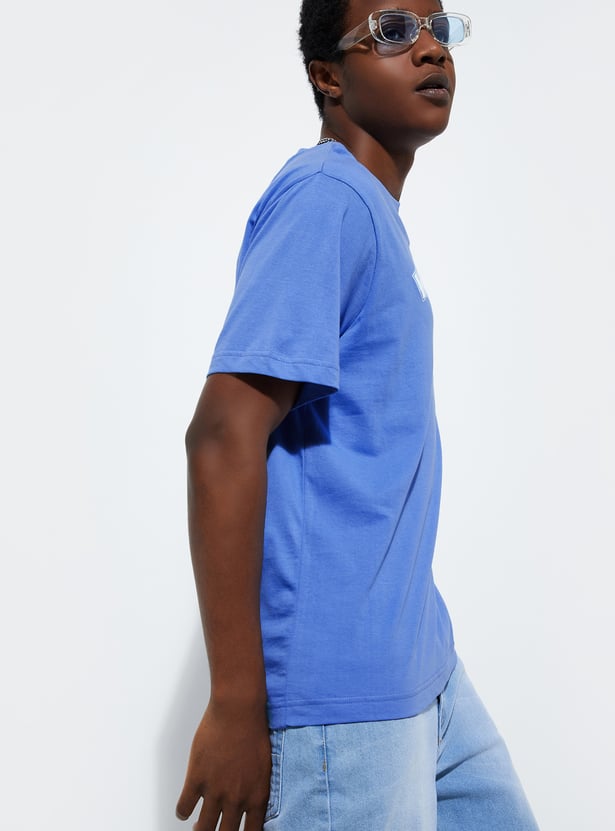 URB_N Men Regular Fit Typographic Printed T-shirt