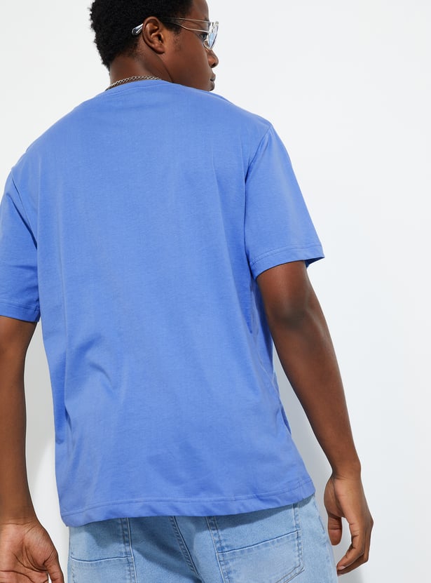 URB_N Men Regular Fit Typographic Printed T-shirt