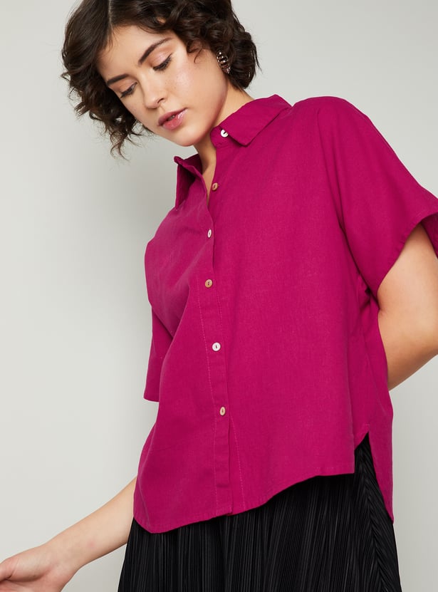 Women Solid Shirt