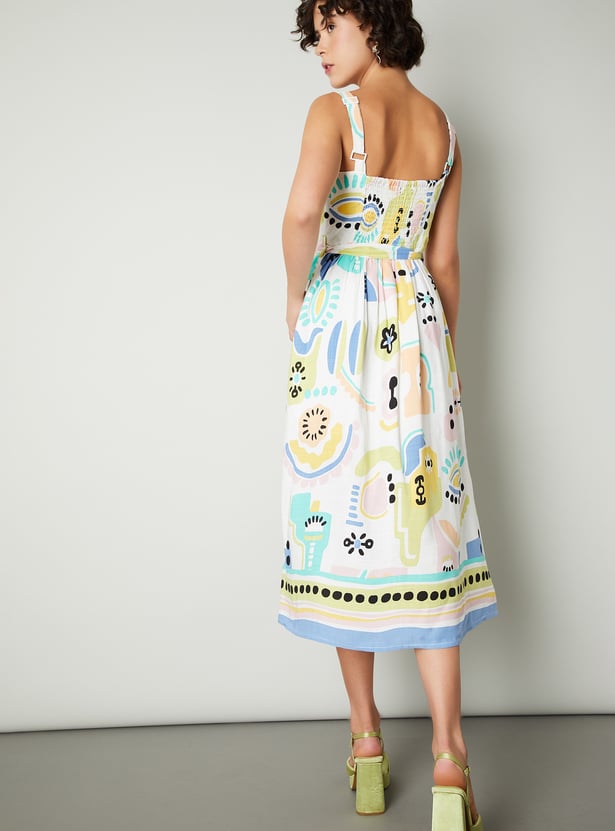 Women Printed Fit & Flare Dress