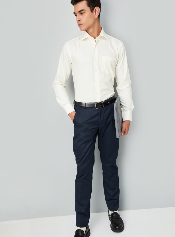 Men Regular Fit Woven Formal Shirt