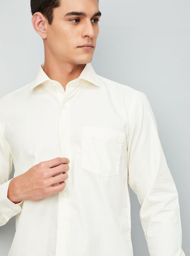 Men Regular Fit Woven Formal Shirt