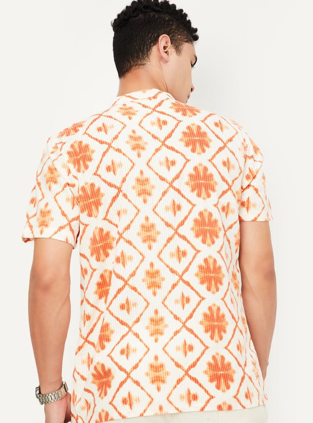 Men Printed Short Kurta