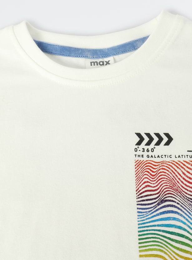 Boys Back Graphic Printed T-shirt