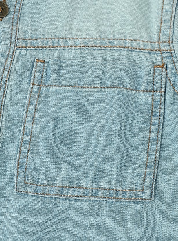 Boys Washed Denim Shirt