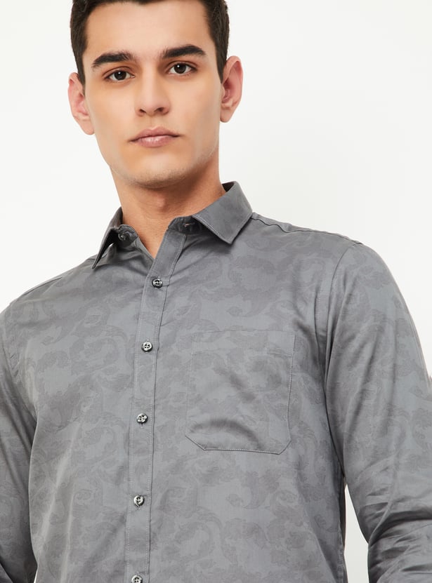 Men Regular Fit Printed Formal Shirt