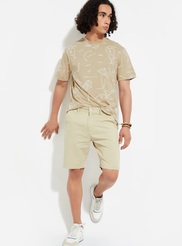 URB_N Men Solid Shorts